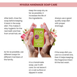 Thumbnail for Nyassa Moroccan Rose Soap Walnut Oil & Rose Powder - Distacart