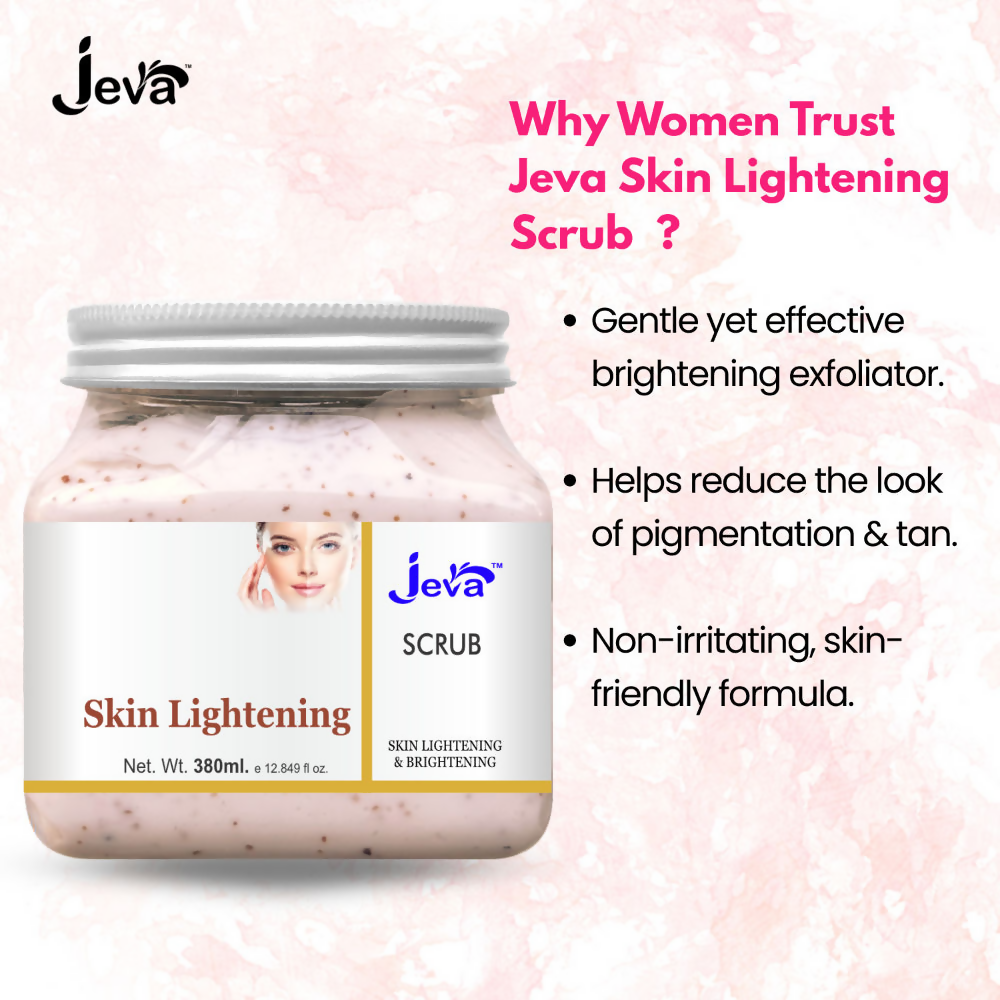 Jeva Skin Lightening Scrub Face & Body Exfoliates - Dista