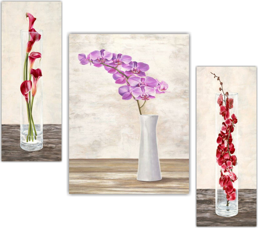 Tehzeeb Creations Set Of 3 Digital Wall Painting - Distacart