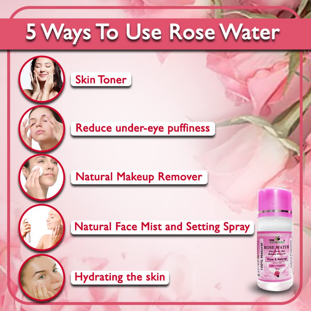 VedicAyurveda Rose water - Dista