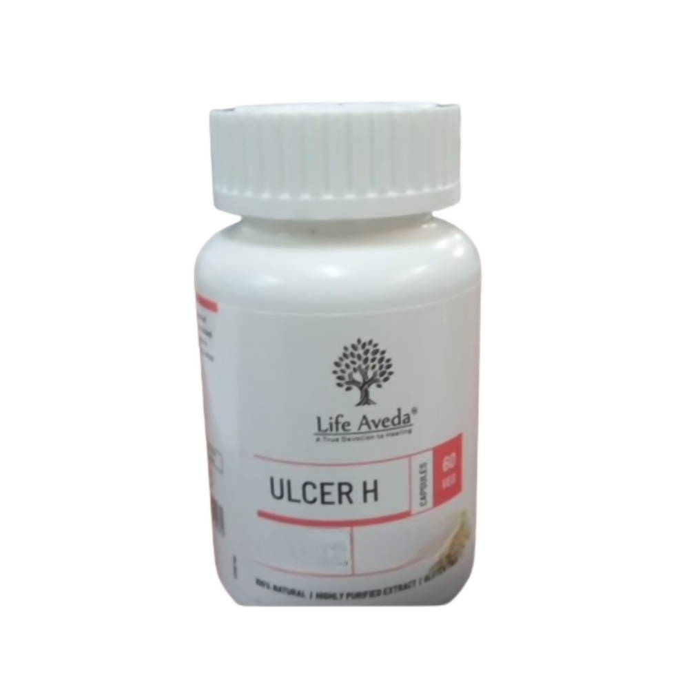 Life Aveda Ulcer H Veg Capsules - Distacart