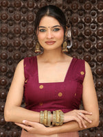 Thumbnail for Shree Shyam Fashion Pink Cotton Saree - Distacart