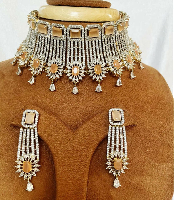 American Diamond Yellow Set By House of Ree - Distacart