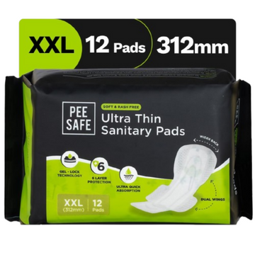 Pee Safe Comfort Ultra Thin Sanitary Pads For Women - XXL - Dista