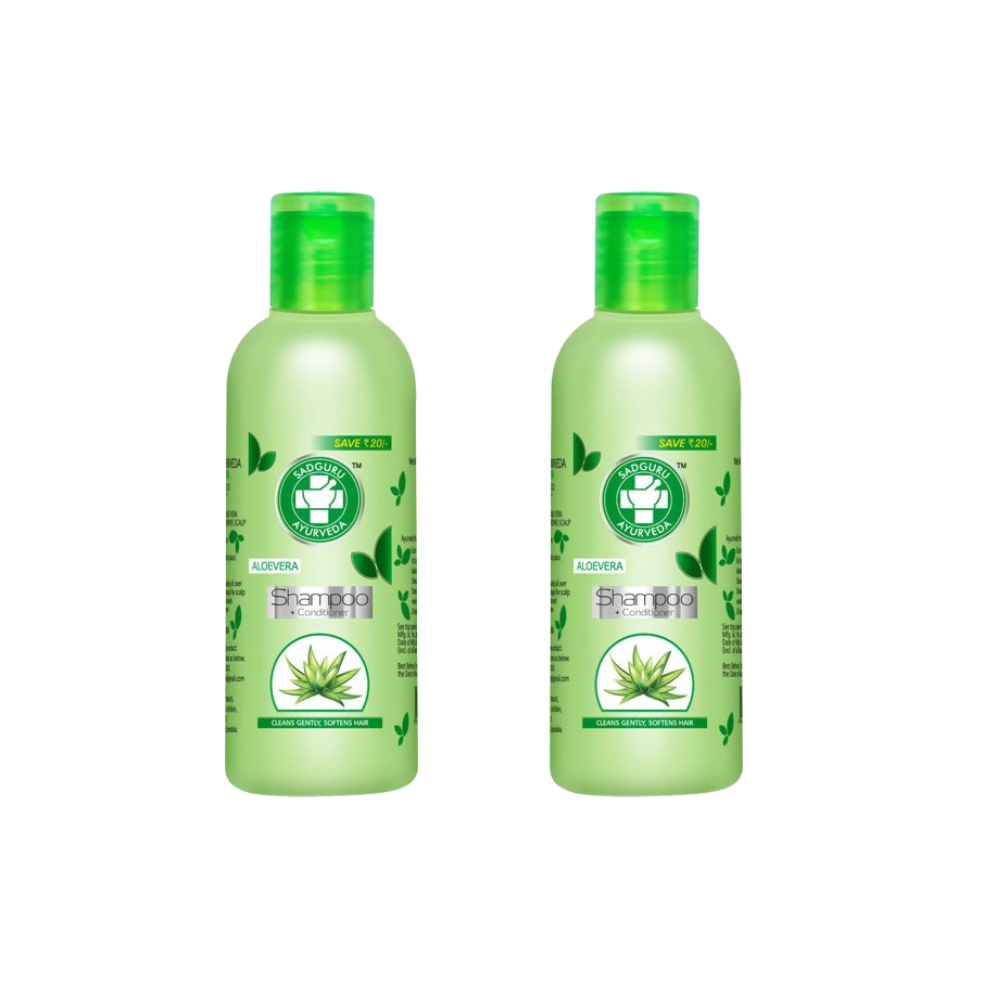 Sadguru Ayurveda Aloevera Shampoo + Conditioner - Distacart