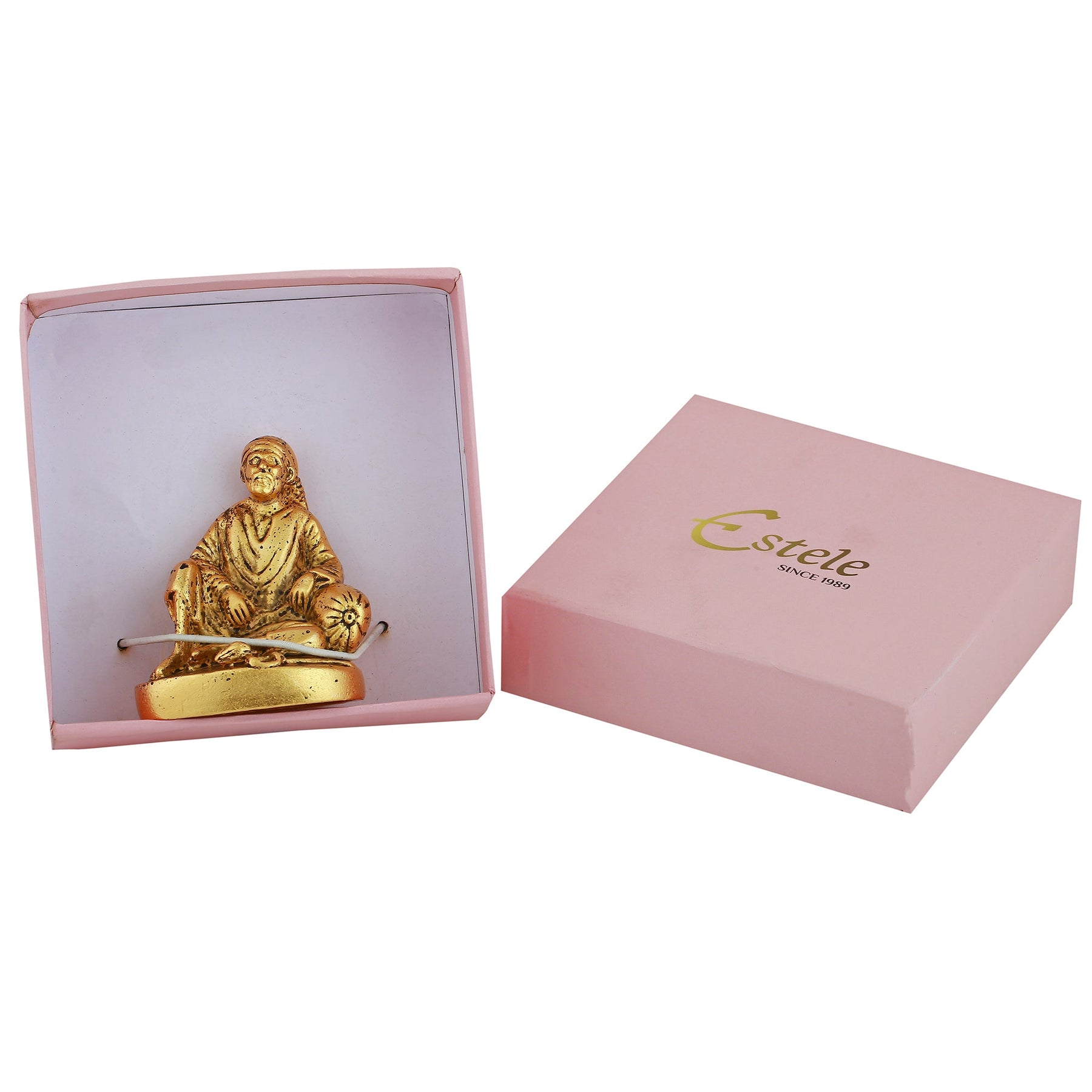 Estele God-Plated Sirdi Wale Sai Baba Idol for Home/Car decor - Distacart