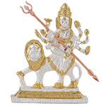 Thumbnail for Estele Gold-Polished Religious goddess Durga Ma Idol for Pooja & Car decor - Distacart