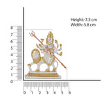 Thumbnail for Estele Gold-Polished Religious goddess Durga Ma Idol for Pooja & Car decor - Distacart