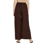 Thumbnail for Brown Rayon Ankle Length Palazzo - Hiral Fashion