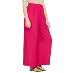 Thumbnail for Pink Rayon Ankle Length Palazzo - Hiral Fashion
