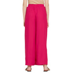 Thumbnail for Pink Rayon Ankle Length Palazzo - Hiral Fashion