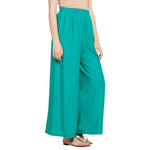 Thumbnail for Rama Plain Rayon Ankle Length Palazzo - Hiral Fashion