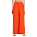 Thumbnail for Orange Rayon Ankle Length Palazzo - Hiral Fashion