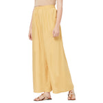 Thumbnail for Skin Plain Rayon Ankle Length Palazzo - Hiral Fashion