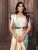 Janasya Light Green Cotton Geometric Woven Saree - Distacart