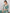 Janasya Sea Green Linen Blend Floral Jacquard Saree