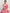 Janasya Pink Linen Blend Floral Jacquard Saree