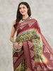 Janasya Yellow Silk Blend Ethnic Motifs Printed Saree - Distacart