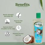 Thumbnail for VI-JOHN Naturale Coconut Enriched Hair Oil olumisingVolumizing with Vitamin A.E & F
