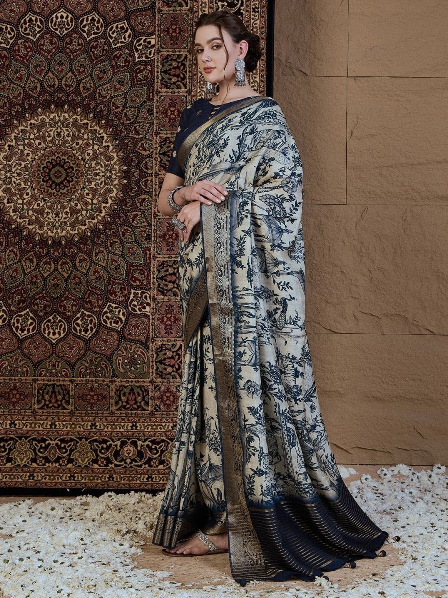 Anouk Ethnic Motifs Zari Silk Blend Sungudi Saree - Distacart