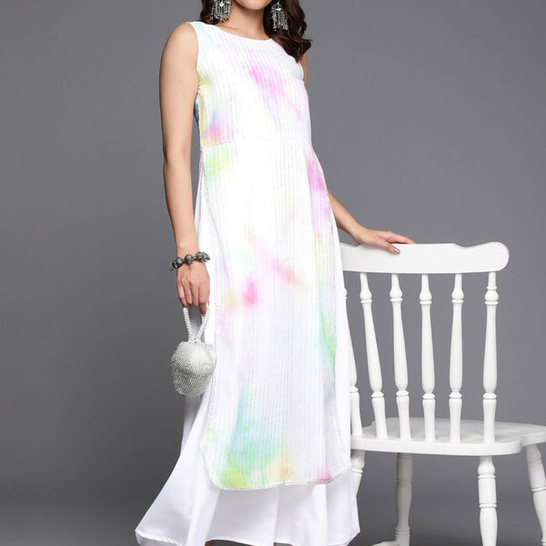 Ahalyaa Women's Traditional wear Ethnic Dress - Multi Color - Distacart