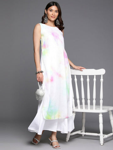 Ahalyaa Women's Traditional wear Ethnic Dress - Multi Color - Distacart