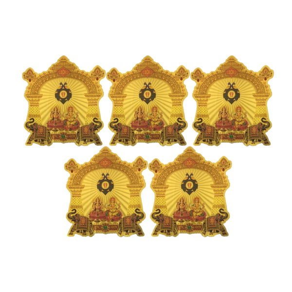 Stickerbazaar Micro Golden Mandir Big Sticker