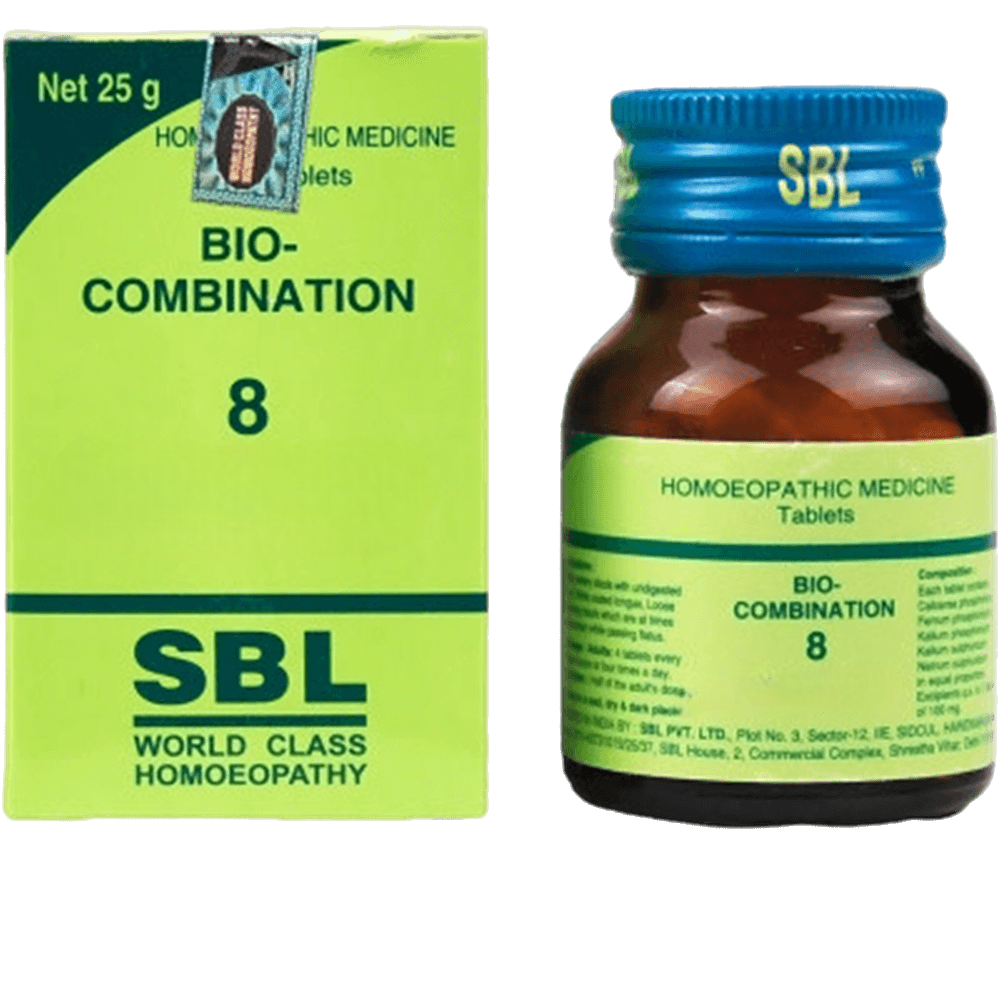 SBL Homeopathy Bio-Combination 8 Tablets - Distacart