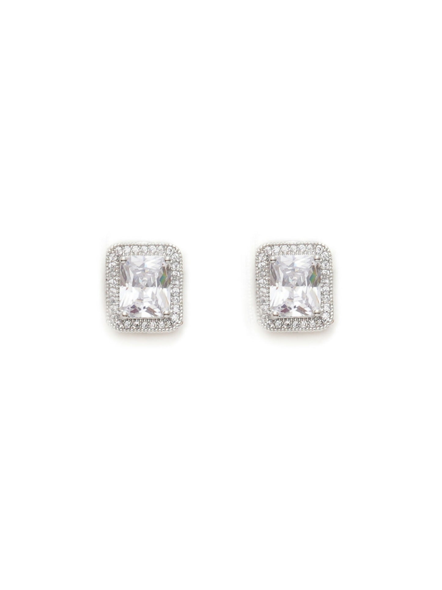 stone stud (white) - Ruby Raang - Distacart