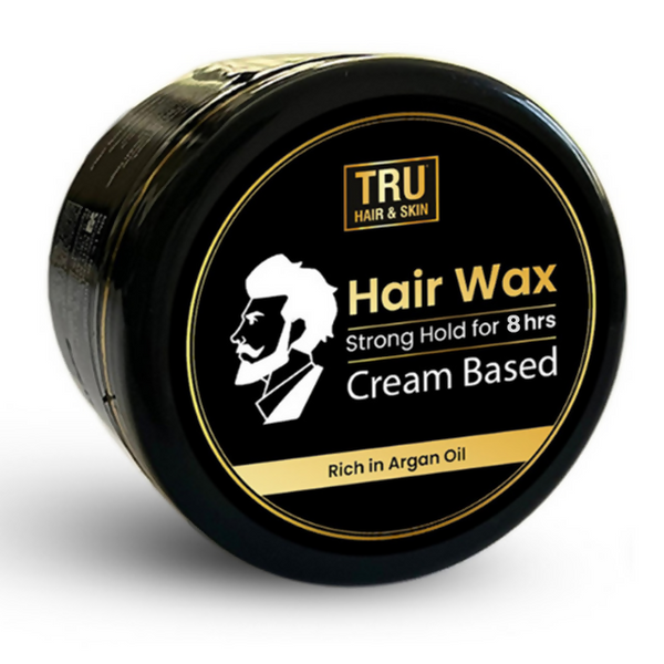 Tru Hair & Skin Strong Hold For 12-Hours Hair Wax Cream with Argan Oil
