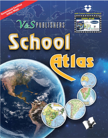 School Atlas   (With Online Content on  Dropbox) by V&S Editorial Board - Dista