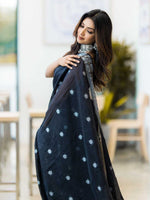 Thumbnail for NOZ2TOZ Women Cotton Printed Saree With Blouse Piece - Black - Distacart