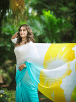 Thumbnail for NOZ2TOZ Women Linen Printed Saree With Blouse Piece - Multi - Distacart