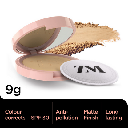 Zayn & Myza Pollution Defense CC with SPF 30 Compact Warm Beige - Distacart