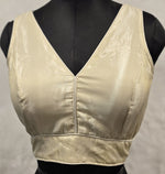 Thumbnail for Kia Fashions Cream Self-Sheen Readymade Blouse - Distacart
