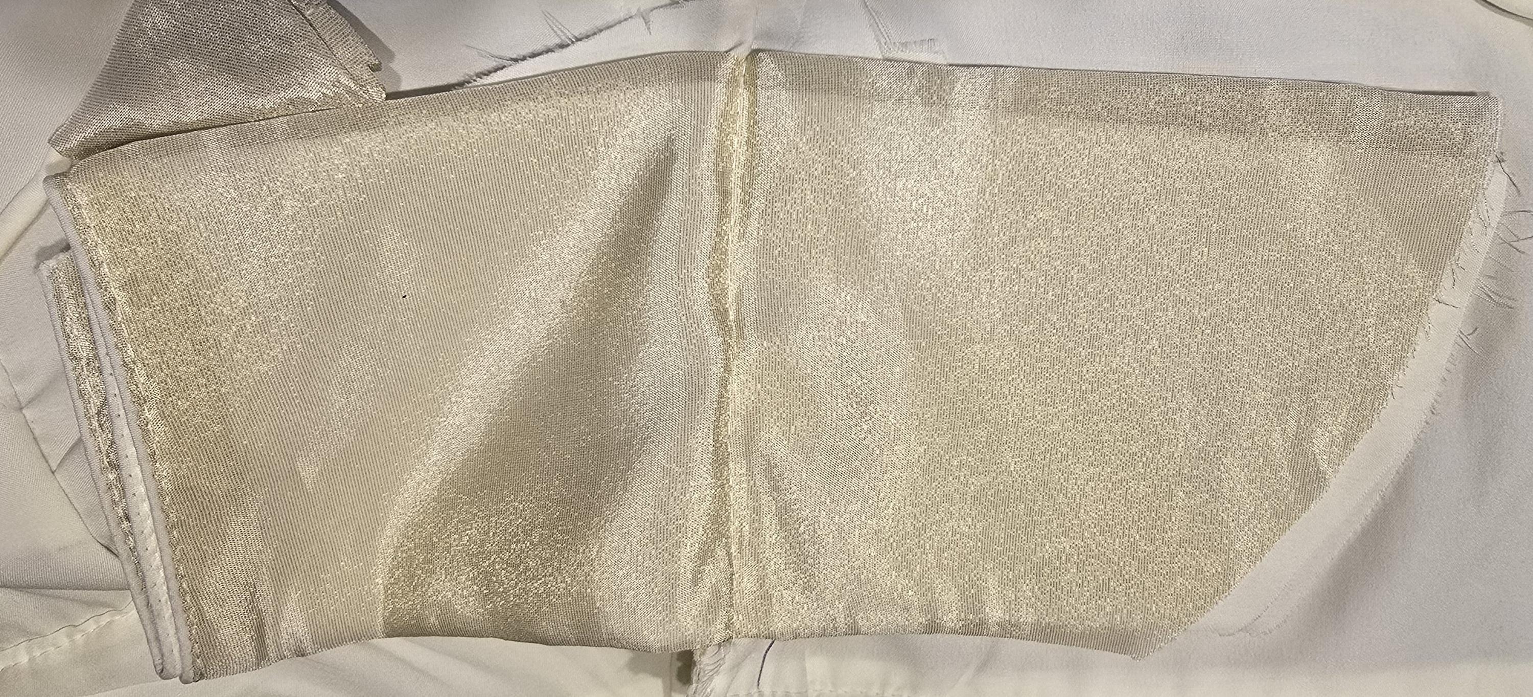 Kia Fashions Cream Self-Sheen Readymade Blouse - Distacart