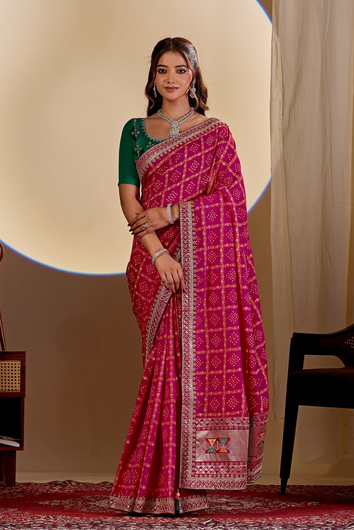 Dwija Fashion Women'S Party Wear Zari Weaving Silk Designer Saree With The Unstitched Blouse-Teal - Dista