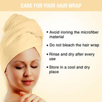 Thumbnail for Nykaa Naturals Microfiber Hair Wrap for Frizz Free & Shiny Hair - Yellow - Distacart