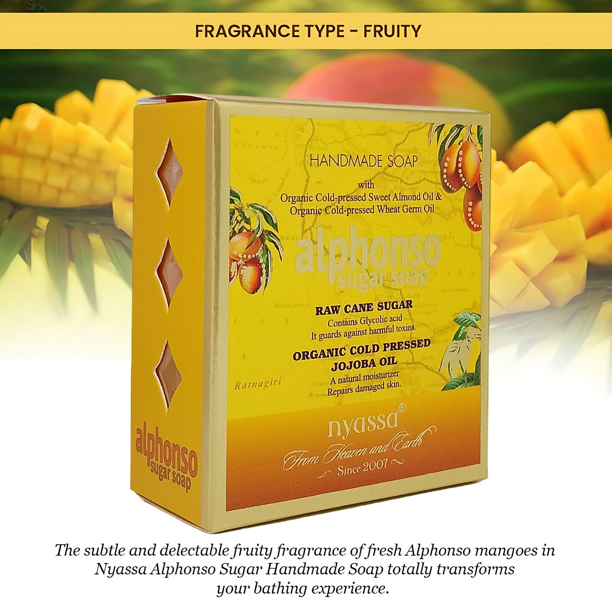 Nyassa Alphonso Sugar Soap - Dista
