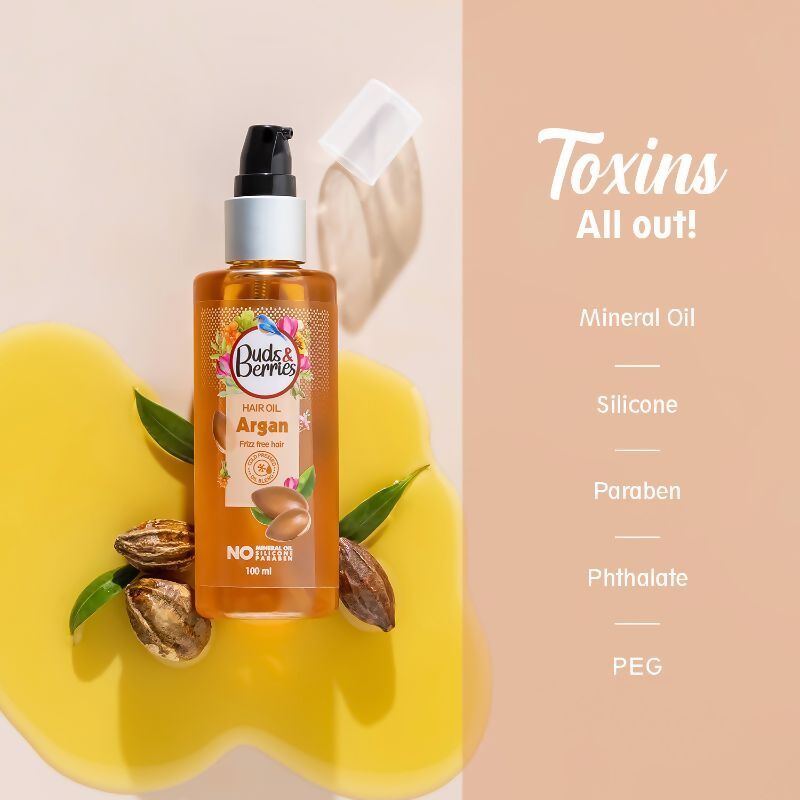 Buds & Berries Argan Hair Oil - Distacart