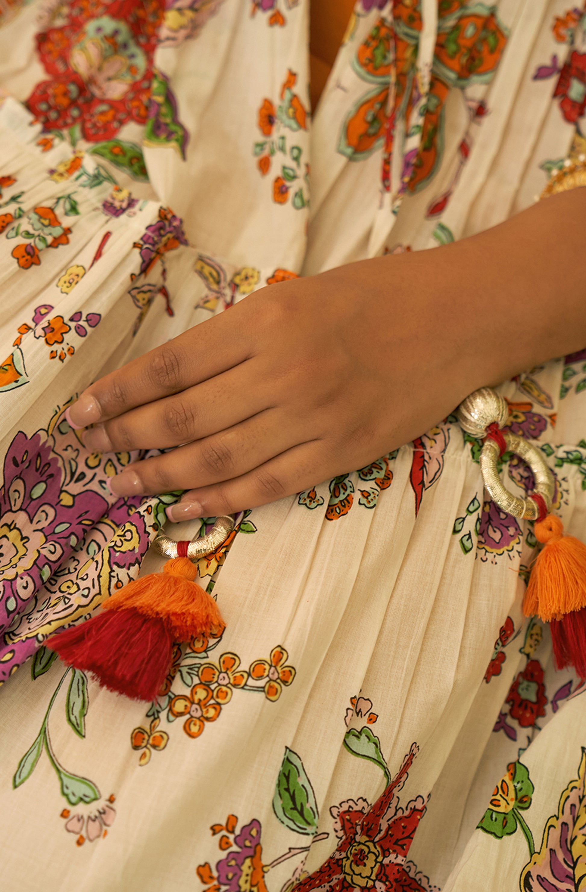 Janasya Orange Cotton Solid Set - Distacart