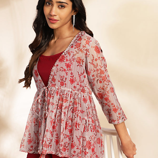 Janasya Wine Moss Solid Set - Distacart