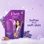 Thumbnail for Vivel Fragrant Body Wash Lavender & Almond Oil Moisturizing Shower Gel Supersaver Refill Pack - Distacart