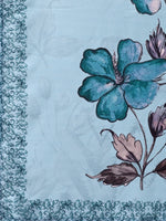 Thumbnail for Hand Embroidered,Schiffli & Printed Kurta With Pant & Printed Dupatta, Blue - Hiral Fashion - Distacart