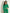 Lyush Women Green Terry Front Zipper Crop Jacket
