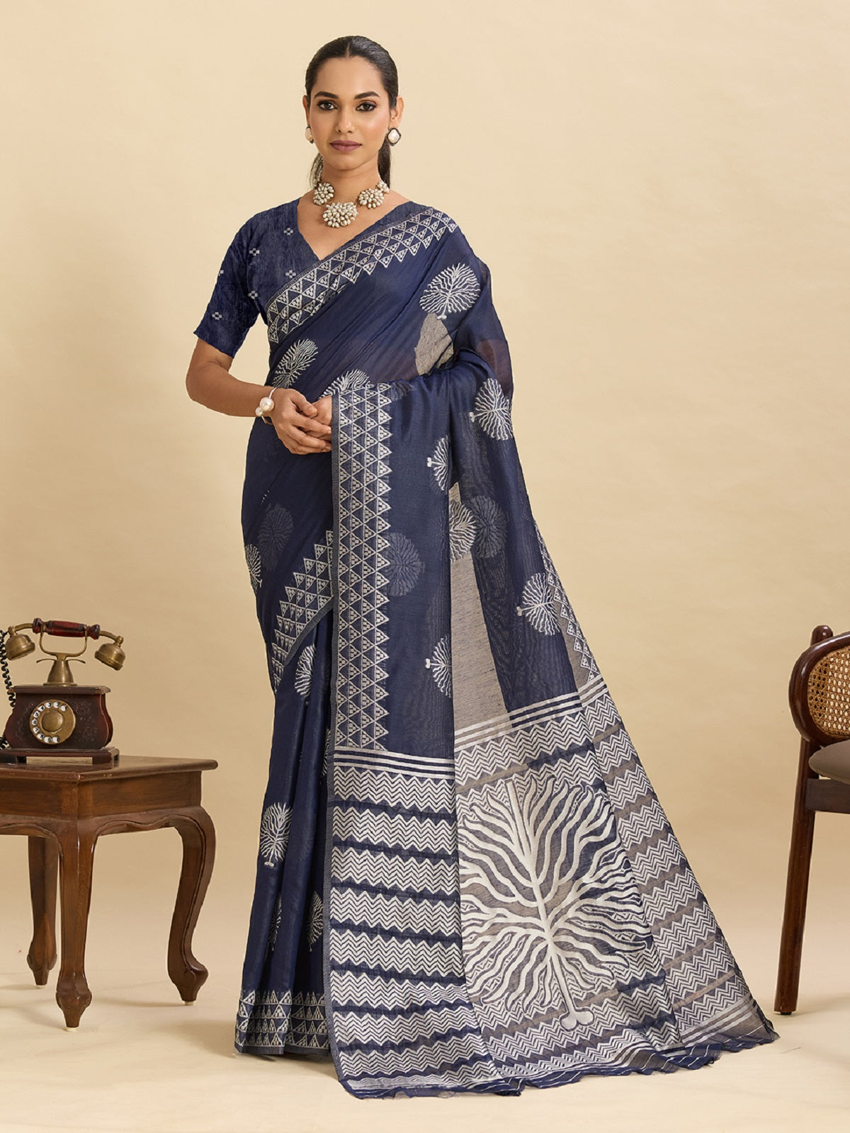 Dwija Fashion Teal Blue Casual Wear Soft Silk Bas Weaving Saree With Unstitched Blouse - Dista