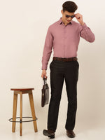 Thumbnail for Jainish Men's Magenta Pink Formal Solid Shirts - Distacart