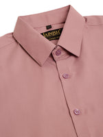 Thumbnail for Jainish Men's Magenta Pink Formal Solid Shirts - Distacart