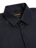 Thumbnail for Jainish Men's Cotton Solid Formal Shirt - Navy Blue - Distacart