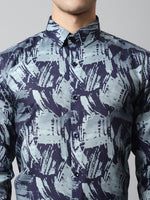 Thumbnail for Jainish Men's Green Classic Printed Formal Shirt - Distacart